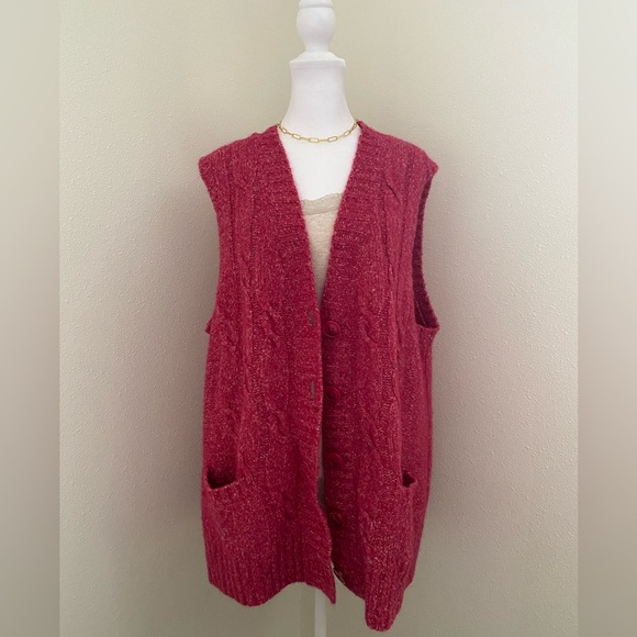 L.L Bean Pink Sleeveless Vest - Picture 10 of 16